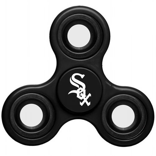 MLB Chicago White Sox 3 Way Fidget Spinner C36 - Black